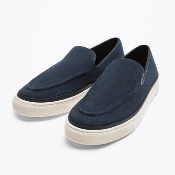 ❌️SOLD❌️ZARA CASUAL LEATHER LOAFERS SIZE 9 - Picture 3 of 5